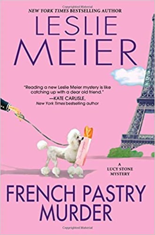 Book cover for "French Pastry Murder" by Leslie Meier