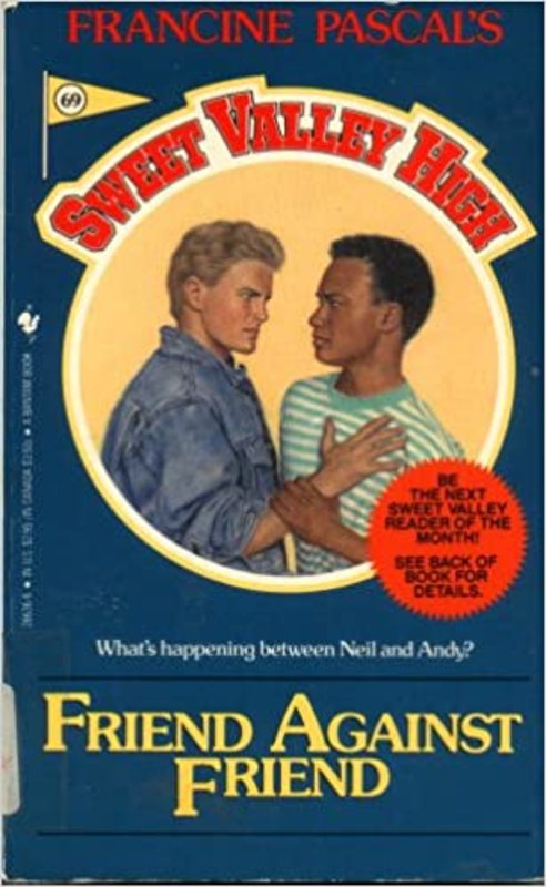 Book cover for "Friend Against Friend" by Francine Pascal