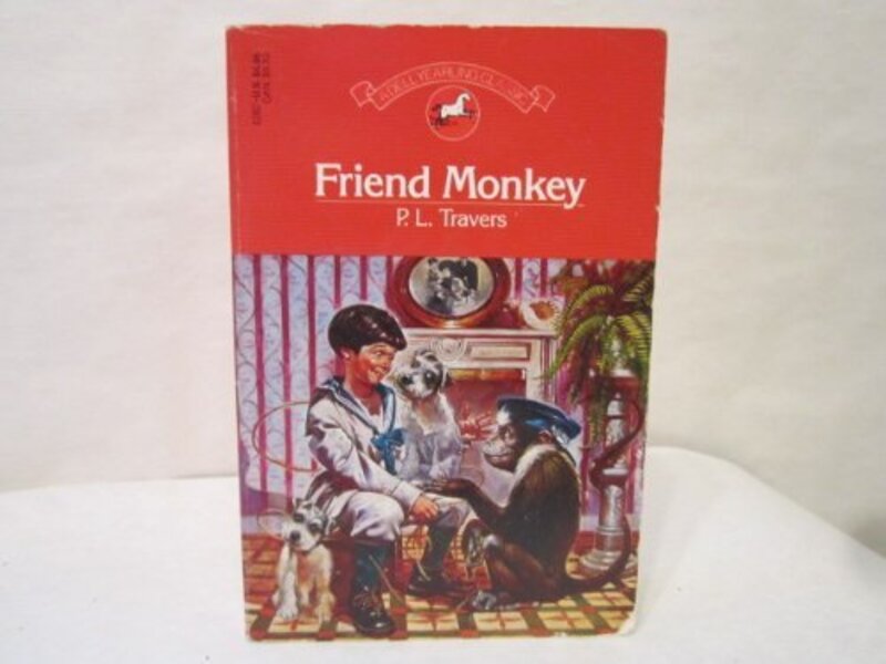 Book cover for "Friend Monkey" by PL Travers