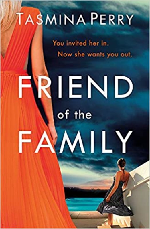 Book cover for "Friend of the Family" by Tasmina Perry