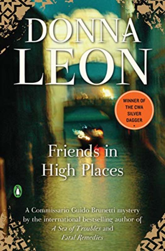 Book cover for "Friends in High Places" by Donna Leon