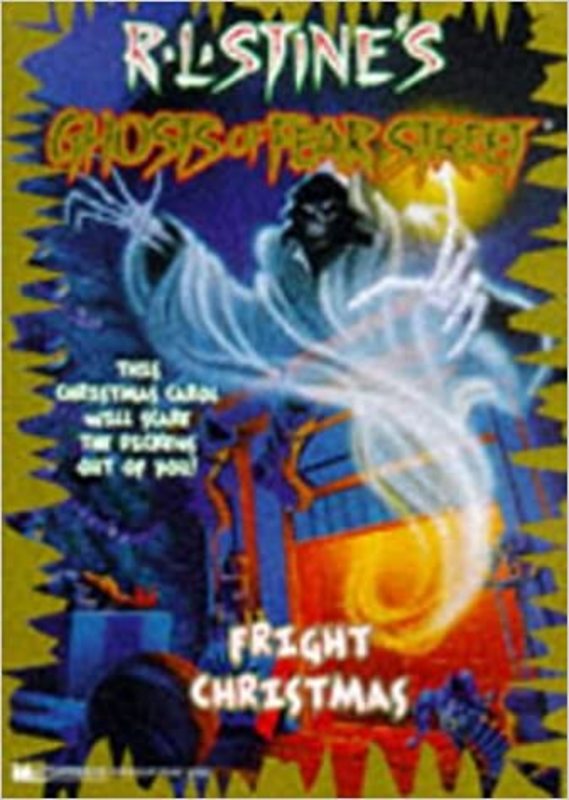 Book cover for "Fright Christmas" by R.L. Stine
