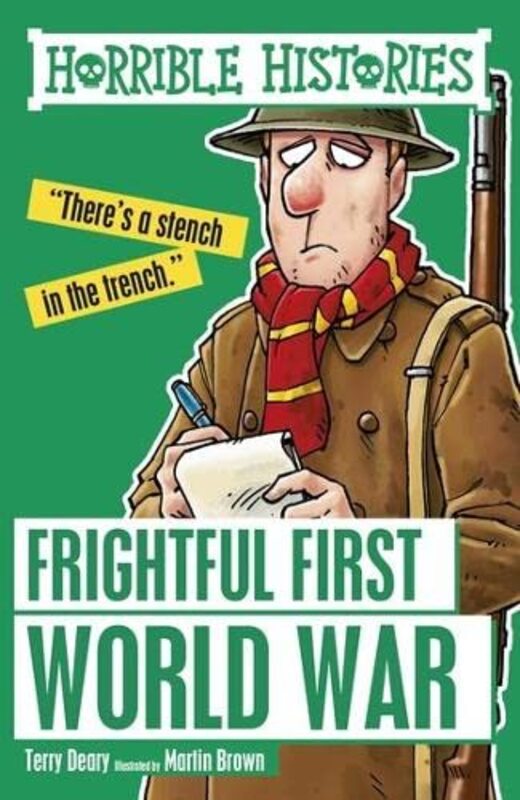 Book cover for "Frightful First World War" by Terry Deary