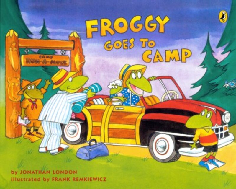 Book cover for "Froggy Goes to Camp" by Jonathan London