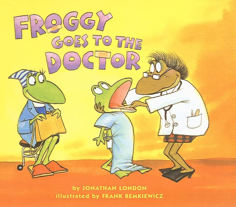 Book cover for "Froggy Goes to the Doctor" by Jonathan London
