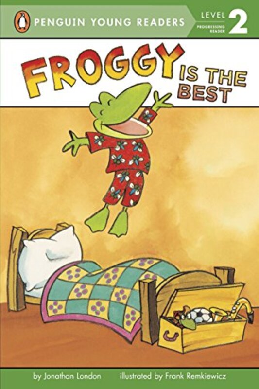 Book cover for "Froggy Is the Best" by Jonathan London