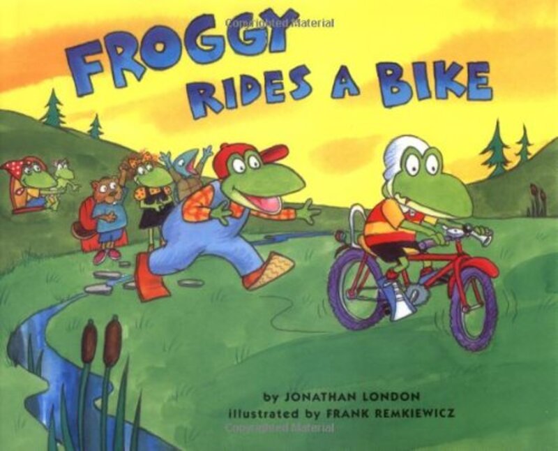 Book cover for "Froggy Rides a Bike" by Jonathan London