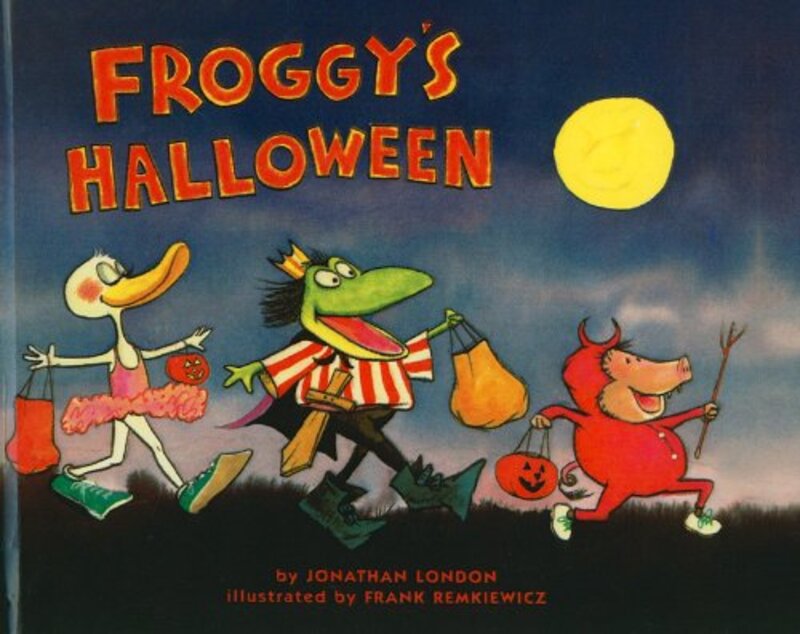 Book cover for "Froggy's Halloween" by Jonathan London