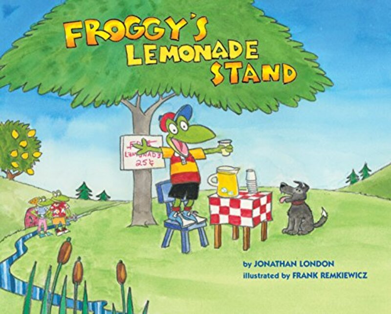 Book cover for "Froggy's Lemonade Stand" by Jonathan London