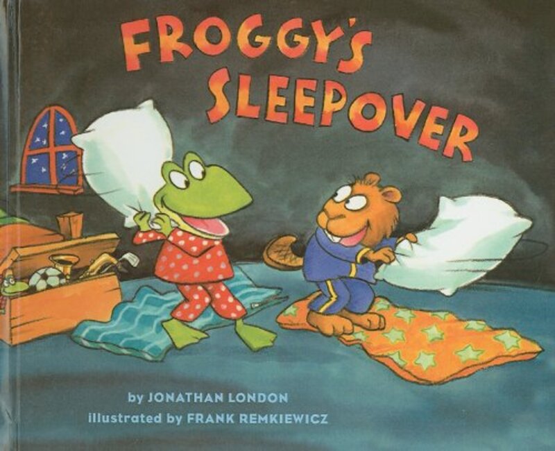 Book cover for "Froggy's Sleepover" by Jonathan London