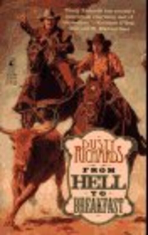 Book cover for "From Hell to Breakfast" by Dusty Richards