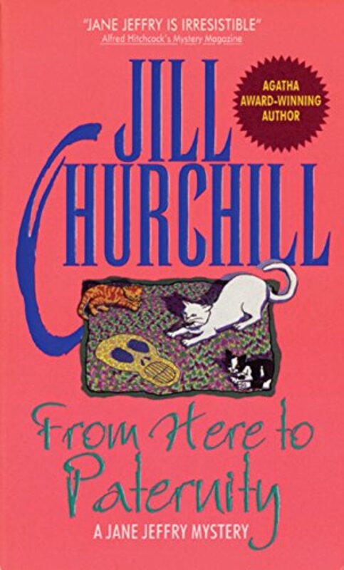Book cover for "From Here to Paternity" by Jill Churchill