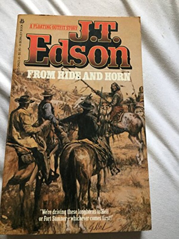 Book cover for "From Hide And Horn" by JT Edson