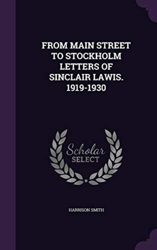 Sinclair Lewis book cover