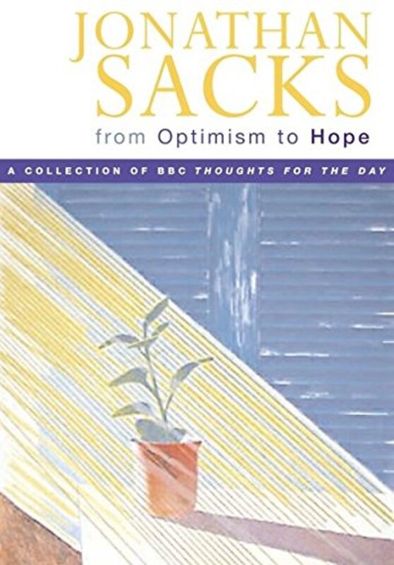 Book cover for "From Optimism to Hope"