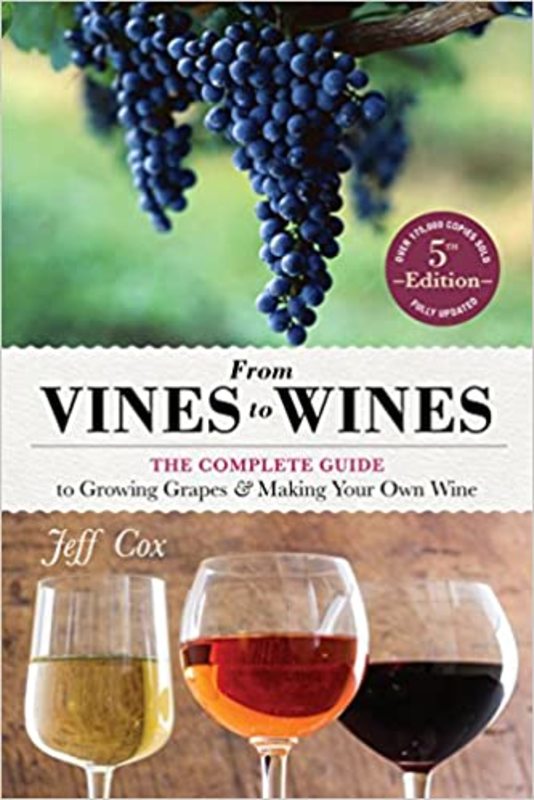 Book cover for "From Vines to Wines" by Jeff Cox