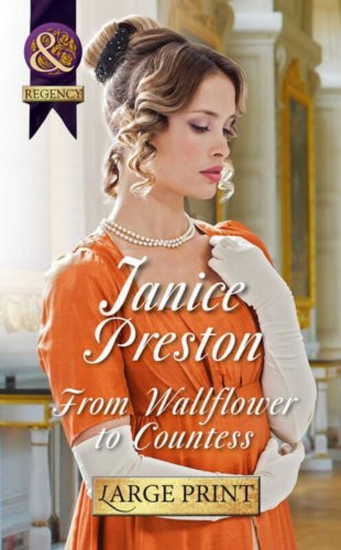 Book cover for "From Wallflower to Countess" by Janice Preston