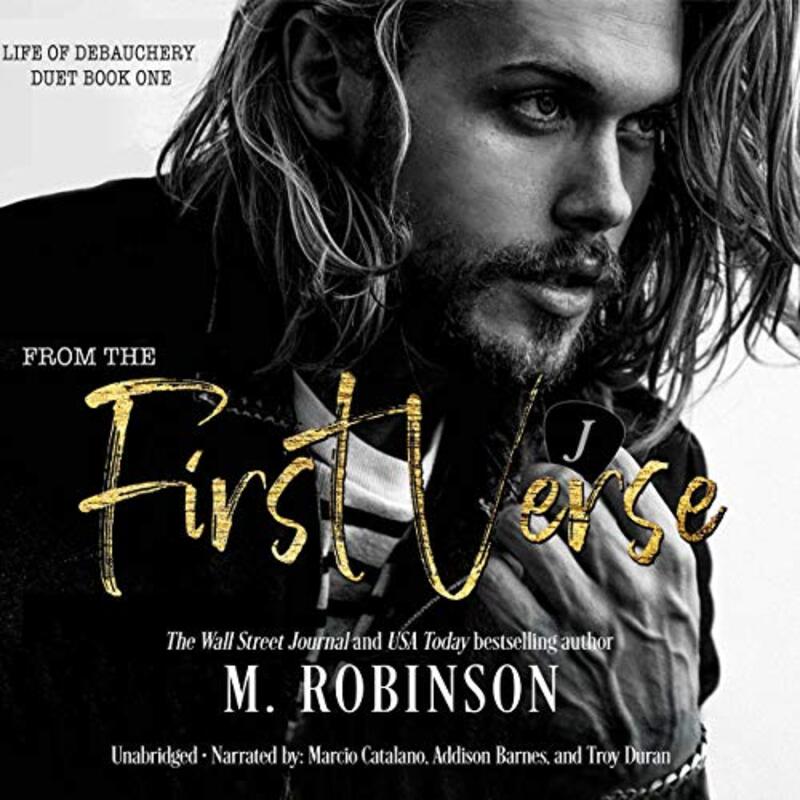 Book cover for "From the First Verse" by M Robinson
