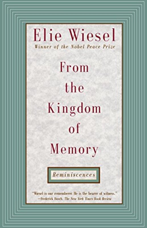 Book cover for "From the Kingdom of Memory" by Elie Wiesel