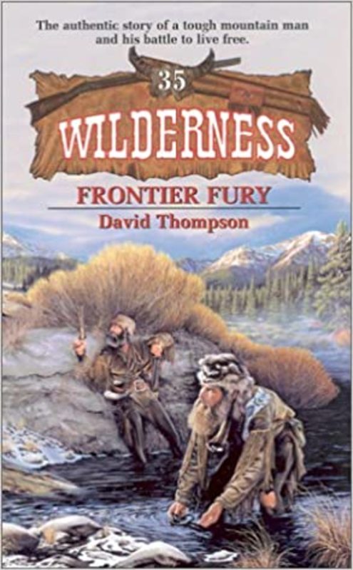 Book cover for "Frontier Fury" by David Robbins