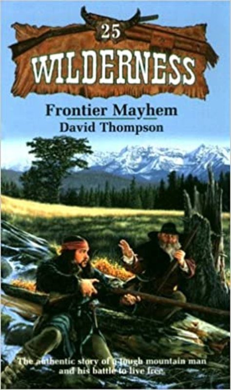 Book cover for "Frontier Mayhem" by David Robbins