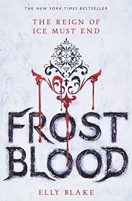 Book cover for "Frostblood" by Elly Blake
