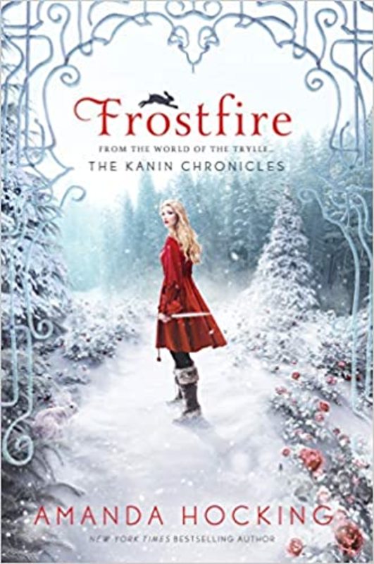 Book cover for "Frostfire" by Amanda Hocking