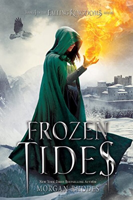 Book cover for "Frozen Tides" by Morgan Rhodes
