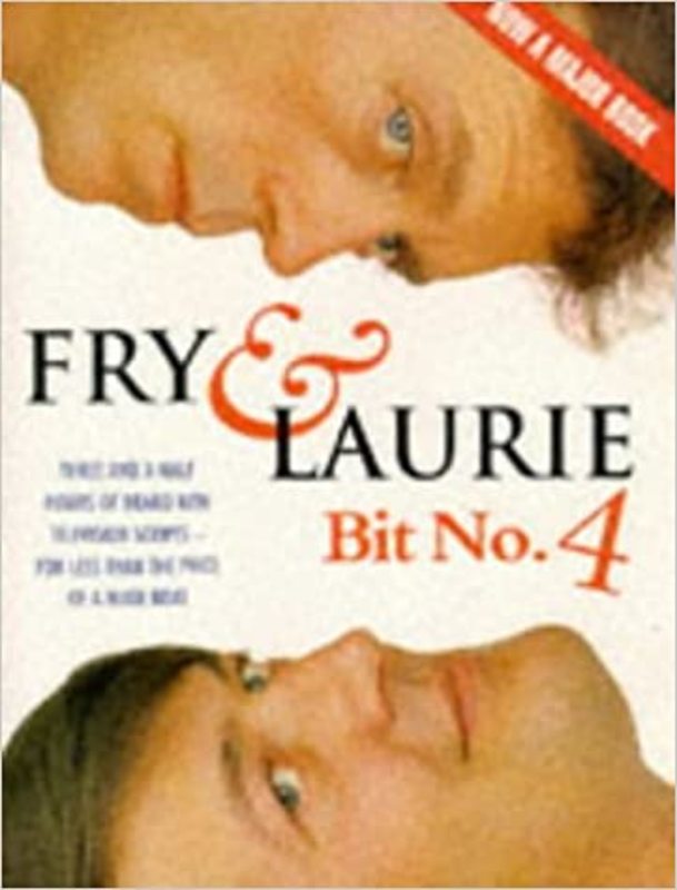 Book cover for "Fry & Laurie Bit No"