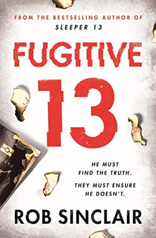 Book cover for "Fugitive 13" by Rob Sinclair