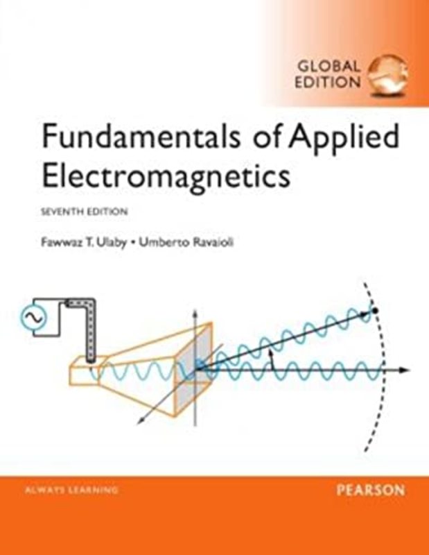 Book cover for "Fundamentals of Applied Electromagnetics" by Fawwaz Ulaby