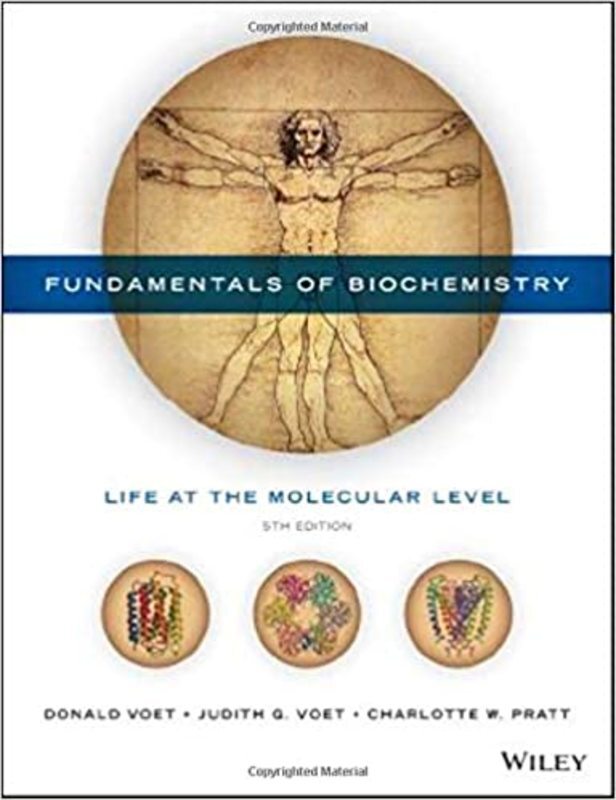 Book cover for "Fundamentals of Biochemistry" by Judith G. Voet