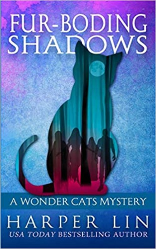 Book cover for "Fur-boding Shadows" by Harper Lin