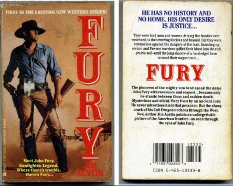 Book cover for "Fury" by James Reasoner