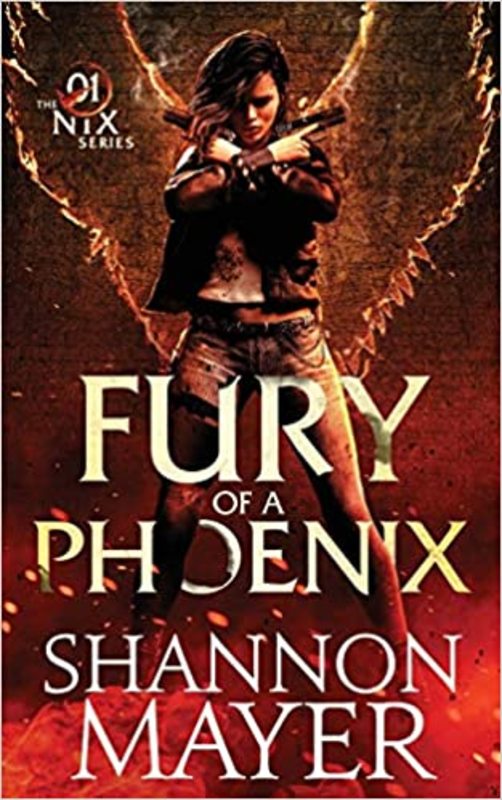 Book cover for "Fury of a Phoenix" by Shannon Mayer