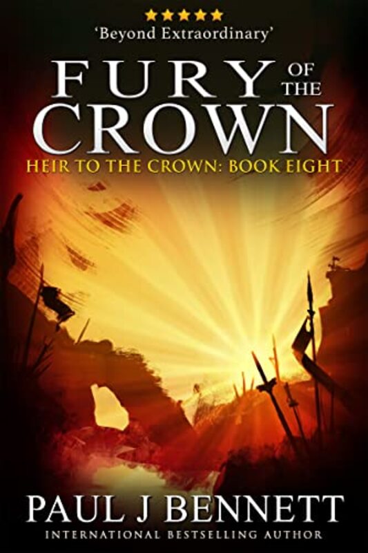 Book cover for "Fury of the Crown" by Paul J Bennett