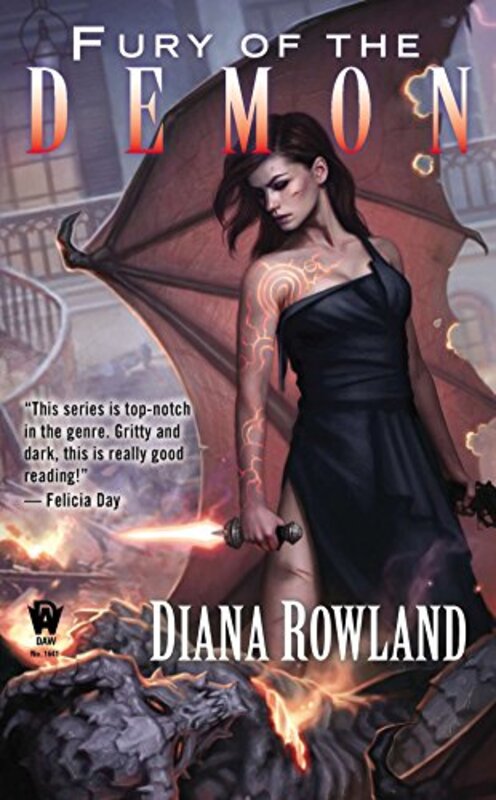 Book cover for "Fury of the Demon" by Diana Rowland