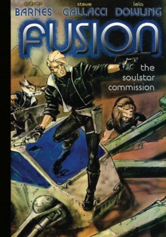 Book cover for "Fusion: The Soulstar Commission" by Steven Barnes