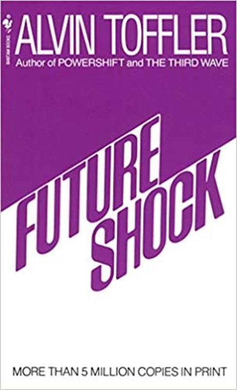 Book cover for "Future Shock" by Alvin Toffler