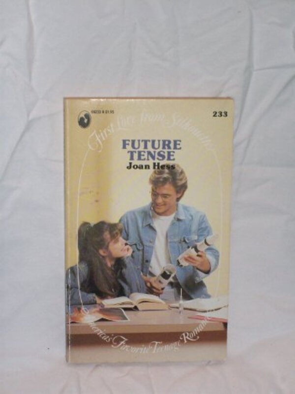 Book cover for "Future Tense" by Joan Hess