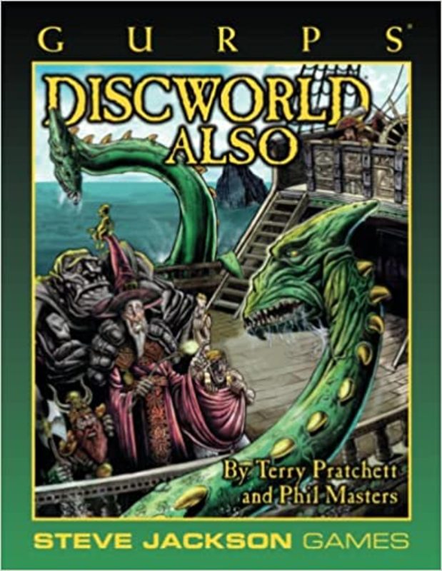 Book cover for "GURPS Discworld Also" by Terry Pratchett