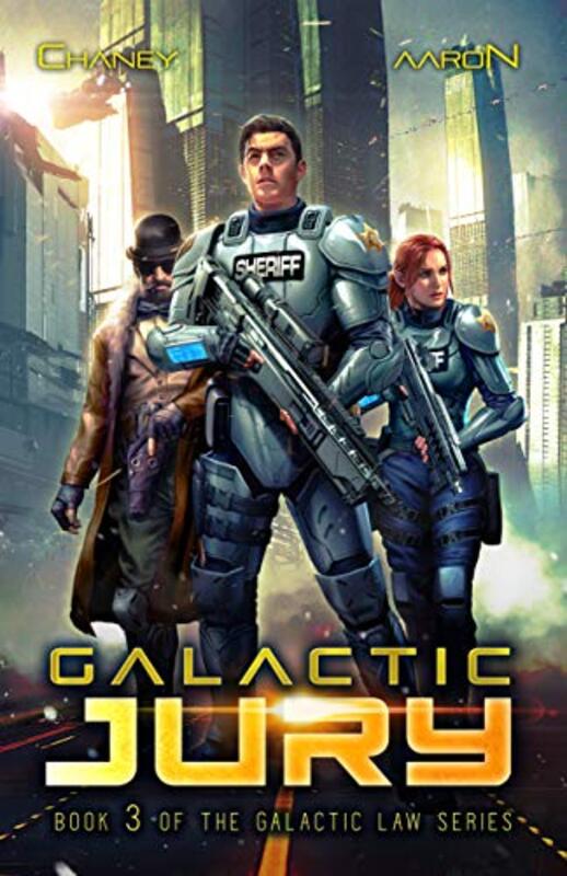 Book cover for "Galactic Jury" by JN Chaney