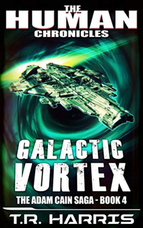 Book cover for "Galactic Vortex" by TR Harris