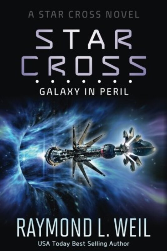 Book cover for "Galaxy in Peril" by Raymond L Weil