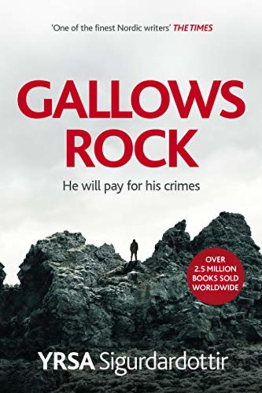 Book cover for "Gallows Rock" by Yrsa Sigurdardottir