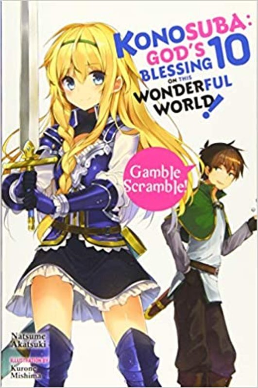 Book cover for "Gamble Scramble!" by Natsume Akatsuki