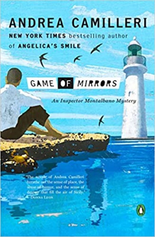 Book cover for "Game of Mirrors" by Andrea Camilleri