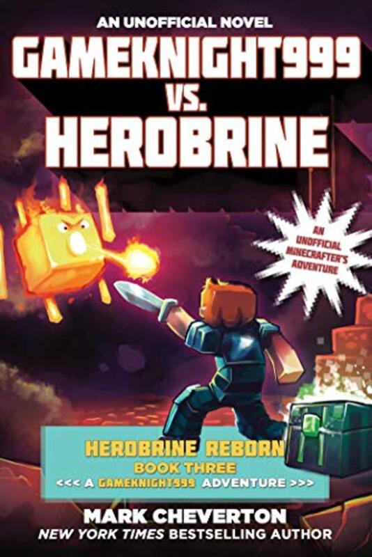 Book cover for "Gameknight999 vs. Herobrine" by Mark Cheverton