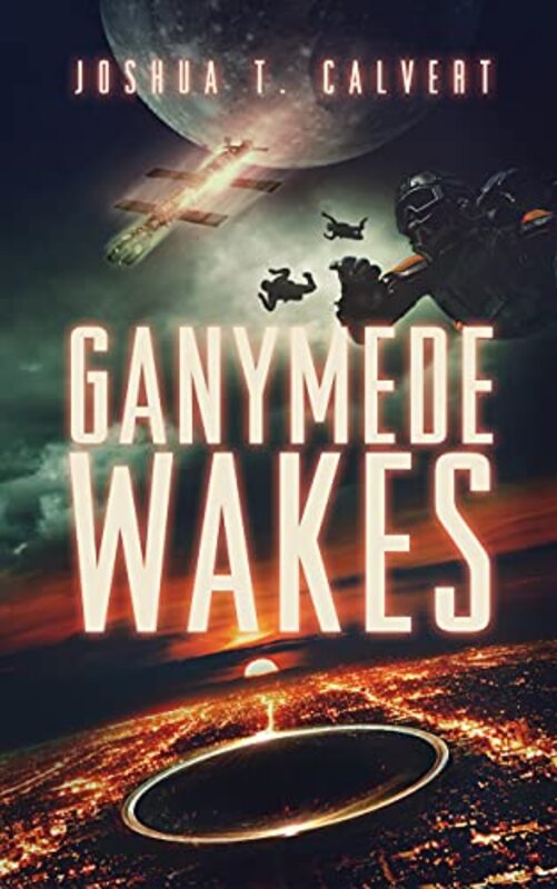 Book cover for "Ganymede Wakes" by Joshua T Calvert