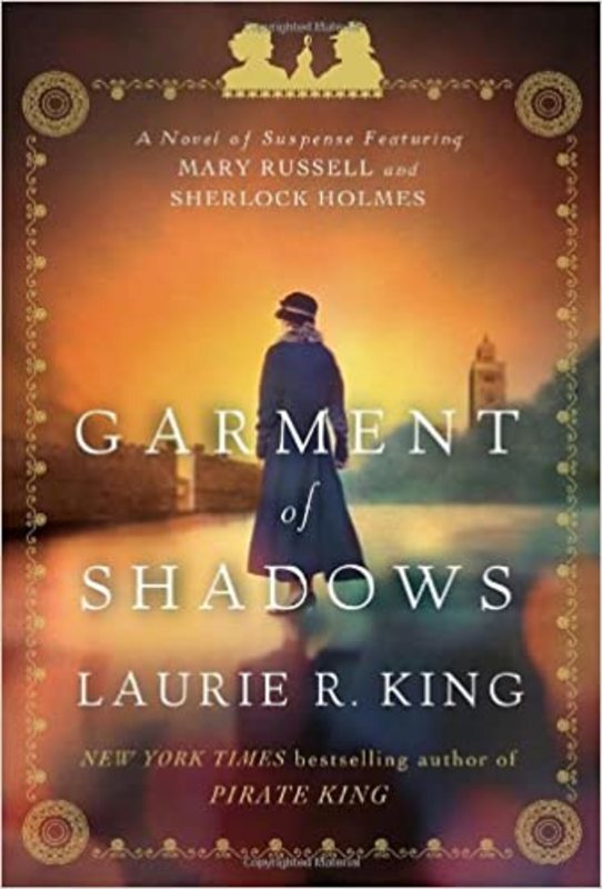 Book cover for "Garment of Shadows" by Laurie R King